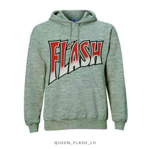 Queen - Flash Uni Grey Hoodie in der Gruppe Övrigt / bei Bengans Skivbutik AB (5553957r)