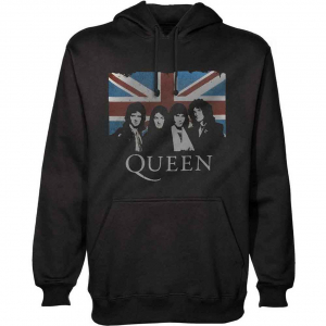 Queen - Queen Vtge Union Jack Uni Bl Hoodie in der Gruppe Övrigt /  bei Bengans Skivbutik AB (5553959r)