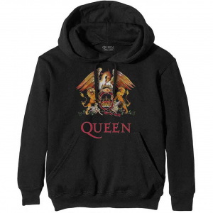 Queen - Classic Crest Bl Hoodie in der Gruppe Övrigt /  bei Bengans Skivbutik AB (5553961r)