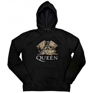 Queen - Crest Uni Bl Hoodie in der Gruppe Övrigt /  bei Bengans Skivbutik AB (5553965r)