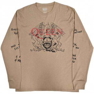 Queen - Handwritten Sand Longsleeve in der Gruppe Övrigt /  bei Bengans Skivbutik AB (5554112r)