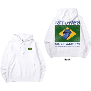 Rolling Stones - Copacabana Uni Wht Hoodie in der Gruppe MERCHANDISE / Kapuzenpullover / Pop-Rock bei Bengans Skivbutik AB (5554684r)