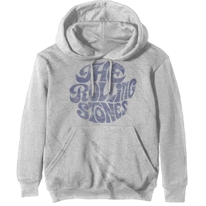 Rolling Stones - Vtge 70S Logo Uni Grey Sweatshirt in der Gruppe MERCHANDISE / Kapuzenpullover / Pop-Rock bei Bengans Skivbutik AB (5554690r)