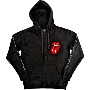 Rolling Stones - Hd Shattered Tongue Uni Bl Zip Hoodie in der Gruppe MERCHANDISE / Kapuzenpullover / Pop-Rock bei Bengans Skivbutik AB (5554698r)