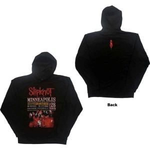 Slipknot - Minneapolis  09 Uni Bl Eco Hoodie in der Gruppe MERCHANDISE / Kapuzenpullover / Hårdrock bei Bengans Skivbutik AB (5554704r)