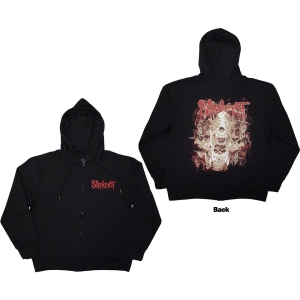 Slipknot - Skull Teeth Uni Bl Zip Hoodie in der Gruppe MERCHANDISE / Kapuzenpullover / Hårdrock bei Bengans Skivbutik AB (5554708r)