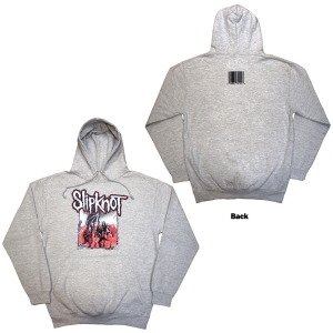 Slipknot - Self-Titled Uni Grey Hoodie in der Gruppe MERCHANDISE / Kapuzenpullover / Hårdrock bei Bengans Skivbutik AB (5554722r)