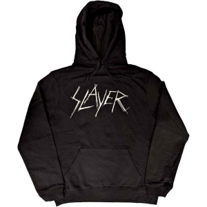 Slayer - Scratchy Logo Uni Bl Hoodie in der Gruppe MERCHANDISE / Kapuzenpullover / Hårdrock bei Bengans Skivbutik AB (5554735r)