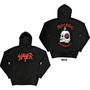 Slayer - Slatanic Uni Bl Hoodie in der Gruppe MERCHANDISE / Kapuzenpullover / Hårdrock bei Bengans Skivbutik AB (5554737r)