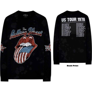 Rolling Stones - Us Tour 78 Uni Bl Longsleeve in der Gruppe MERCHANDISE / T-shirt / Pop-Rock bei Bengans Skivbutik AB (5554902r)