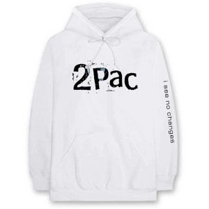 Tupac - I See No Changes Uni Wht Hoodie  in der Gruppe MERCHANDISE / Kapuzenpullover / Hip Hop-Rap bei Bengans Skivbutik AB (5555267)