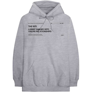 The 1975 - Abiior V2 Uni Grey Hoodie in der Gruppe MERCHANDISE / Kapuzenpullover / Pop-Rock bei Bengans Skivbutik AB (5555301r)