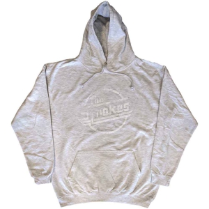 Strokes - Distressed Magna Mono Grey Hoodie in der Gruppe MERCHANDISE / Kapuzenpullover / Pop-Rock bei Bengans Skivbutik AB (5555362r)