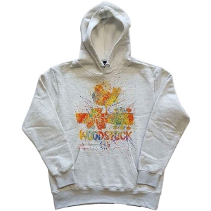 Woodstock - Splatter Uni Off Wht Hoodie in der Gruppe MERCHANDISE / Kapuzenpullover / Pop-Rock bei Bengans Skivbutik AB (5555593r)