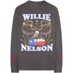 Willie Nelson - Texan Pride Uni Bl Longsleeve in der Gruppe MERCHANDISE / T-shirt / Country bei Bengans Skivbutik AB (5555679r)