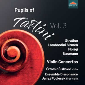 Crtomir Siskovic Ensemble Dissonan - Pupils Of Tartini, Vol. 3 - Violin in der Gruppe CD / Nyheter bei Bengans Skivbutik AB (5555775)