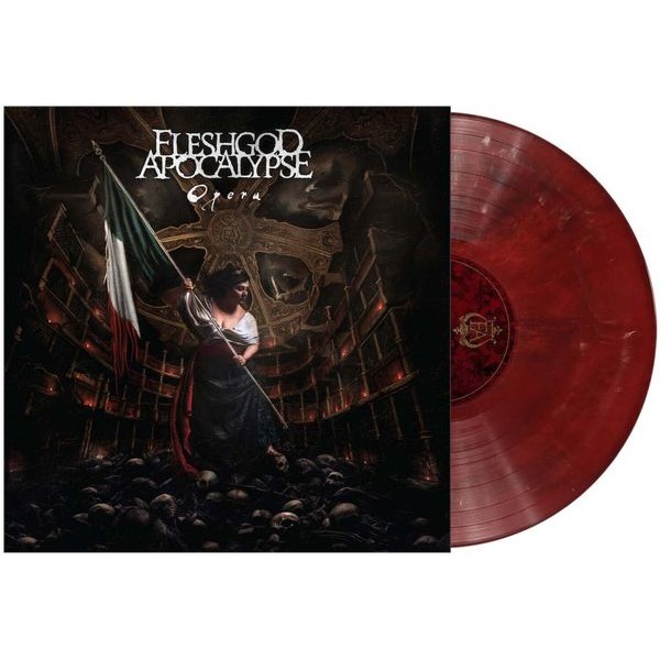 Fleshgod Apocalypse - Opera (Red Marbled Vinyl) in der Gruppe VINYL / Hårdrock bei Bengans Skivbutik AB (5555830)