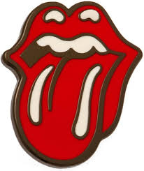 The Rolling Stones - Lips Pinbadge in der Gruppe MERCHANDISE / Merch / Pop-Rock bei Bengans Skivbutik AB (5556240)