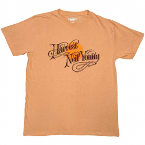 Neil Young - Harvest Uni Old Gold T-Shirt in der Gruppe Övrigt /  bei Bengans Skivbutik AB (5556659r)