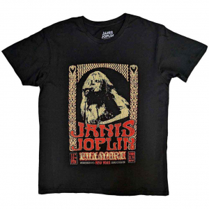 Janis Joplin - Vintage Poster Uni Bl T-Shirt  (M) in der Gruppe -Start Tshirt bei Bengans Skivbutik AB (5556703)