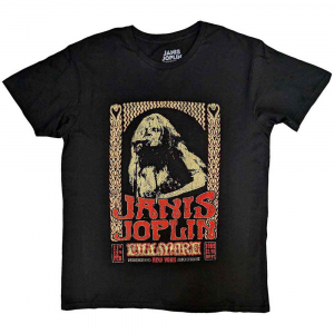 Janis Joplin - Vintage Poster Uni Bl T-Shirt  (XL) in der Gruppe -Start Tshirt bei Bengans Skivbutik AB (5556705)