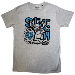 Lilo & Stitch - Experiment Uni Grey T-Shirt in der Gruppe MERCHANDISE / T-shirt / Film-Musikal bei Bengans Skivbutik AB (5557016r)