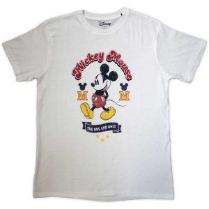 Disney Mickey Mouse - One & Only Uni Wht T-Shirt in der Gruppe MERCHANDISE / T-shirt / Film-Musikal bei Bengans Skivbutik AB (5557024r)