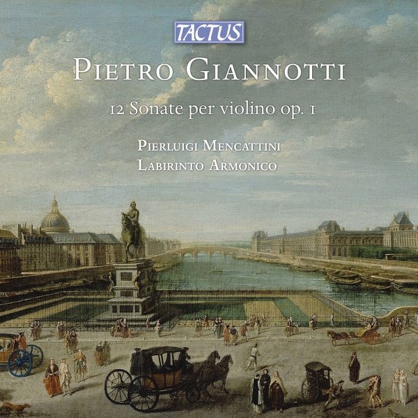 Pierluigi Mencattini Labirinto Arm - Giannotti: 12 Sonate Per Violino So in der Gruppe CD / Klassiskt bei Bengans Skivbutik AB (5557067)