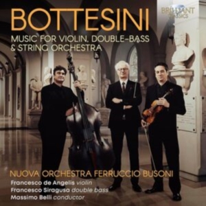 Francesco De Angelis Francesco Sir - Bottesini: Music For Violin, Double in der Gruppe CD bei Bengans Skivbutik AB (5557076)