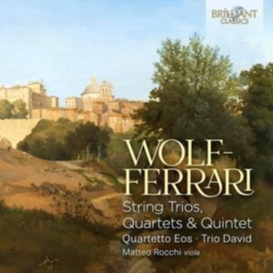 Quartetto Eos Trio David - Wolf-Ferrari: String Trios, Quartet in der Gruppe CD bei Bengans Skivbutik AB (5557089)