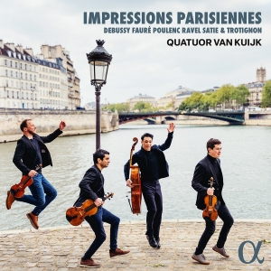 Quatuor Van Kuijk - Impressions Parisiennes in der Gruppe CD bei Bengans Skivbutik AB (5557275)