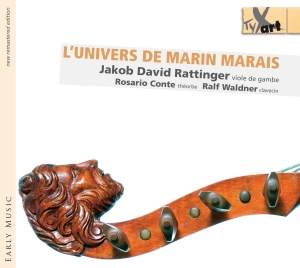 Jakob David Rattinger - The Universe Of Marin Marais in der Gruppe CD / Klassiskt bei Bengans Skivbutik AB (5557825)