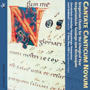 Choralschola Regensburger Domspatze - Cantate Canticum Novum - Gregoriani in der Gruppe CD / Klassiskt bei Bengans Skivbutik AB (5557830)