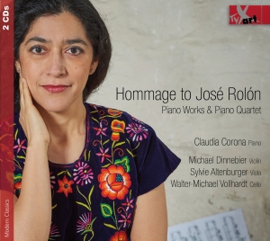Claudia Corona - Hommage To José Rolón - Piano Works in der Gruppe CD bei Bengans Skivbutik AB (5557849)