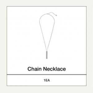 Bts - Monochrome Chain Necklace in der Gruppe MERCHANDISE / Merch / K-Pop bei Bengans Skivbutik AB (5557942)