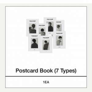 Bts - Monochrome Postcard Book (7 Types) in der Gruppe MERCHANDISE / Merch / K-Pop bei Bengans Skivbutik AB (5557943)