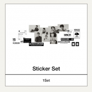 Bts - Monochrome Sticker Set in der Gruppe MERCHANDISE / Merch / K-Pop bei Bengans Skivbutik AB (5557945)