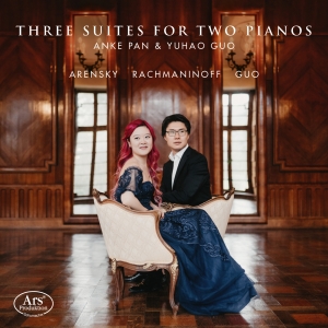 Anton Arensky Sergei Rachmaninoff - Three Suites For Two Pianos - Works in der Gruppe CD bei Bengans Skivbutik AB (5558376)
