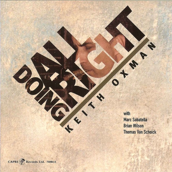 Keith Oxman - Doing All Right in der Gruppe CD / Bestseller bei Bengans Skivbutik AB (5558975)