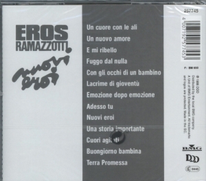 Eros Ramazzotti - Nuovi Eroi in der Gruppe Minishops / Eros Ramazzotti bei Bengans Skivbutik AB (555916)