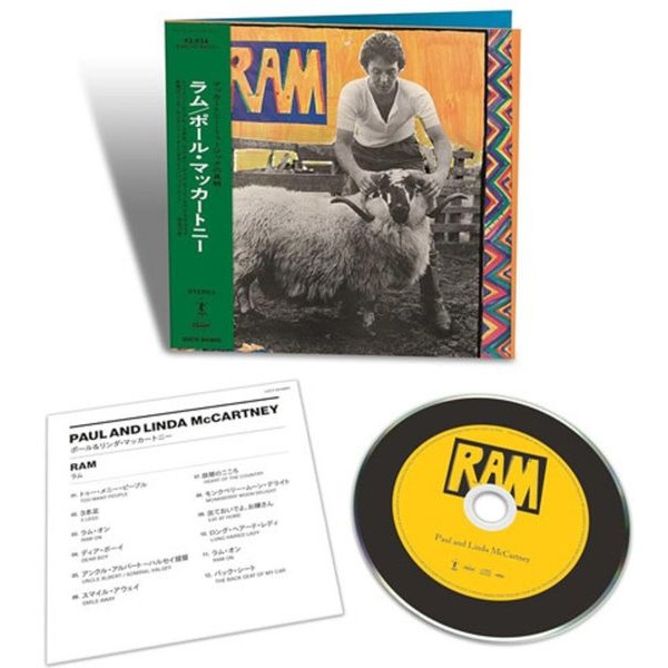Paul & Linda McCartney - Ram (Shm-Cd) in der Gruppe CD / Pop-Rock bei Bengans Skivbutik AB (5560564)