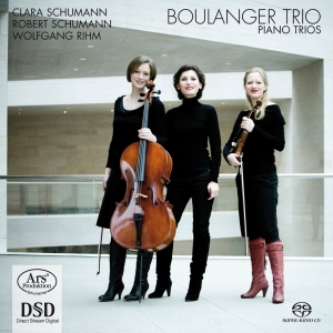 Schumann Clara & Robert/Rihm - Schumann/Rihm - Piano Trios in der Gruppe MUSIK / SACD / Klassiskt bei Bengans Skivbutik AB (5560756)