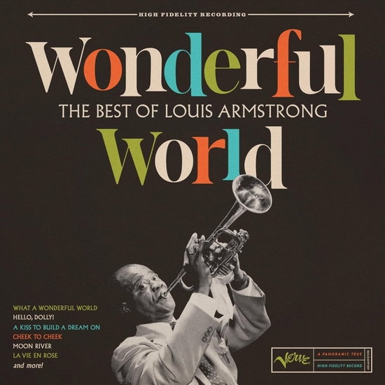 Louis Armstrong - Wonderful World: The Best Of Louis Armstrong in der Gruppe VINYL / Bestseller bei Bengans Skivbutik AB (5561954)