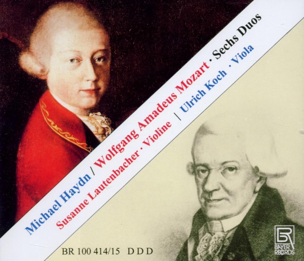 Haydn M./Mozart - Haydn/Mozart - Duos For Violin & Al in der Gruppe CD / Bestseller bei Bengans Skivbutik AB (5562166)