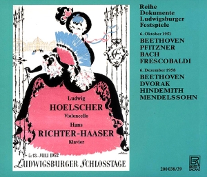 Beethoven/Pfitzner/Bach J..S./Fres - Ludwig Hoelscher Edition Vol. 8 in der Gruppe CD / Klassiskt bei Bengans Skivbutik AB (5562167)