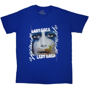 Lady Gaga - Artpop Facepaint Uni Blue T-Shirt  (M) in der Gruppe MERCHANDISE / T-shirt / Pop-Rock bei Bengans Skivbutik AB (5562481)