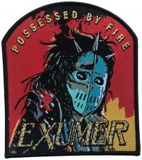 Exhumer - Patch Possessed By Fire Black Borde in der Gruppe MERCHANDISE / Stoffaufnäher / Heavy Metal bei Bengans Skivbutik AB (5562689)