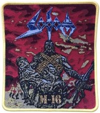 Sodom - Patch M-16 Yellow Border (12,4 X  1 in der Gruppe MERCHANDISE / Stoffaufnäher / Heavy Metal bei Bengans Skivbutik AB (5562698)
