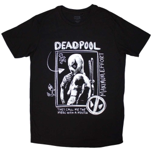 Marvel - Deadpool Merc With A Mouth.. Bl T-Shirt in der Gruppe MERCHANDISE / T-shirt / Film-Musikal bei Bengans Skivbutik AB (5562859r)
