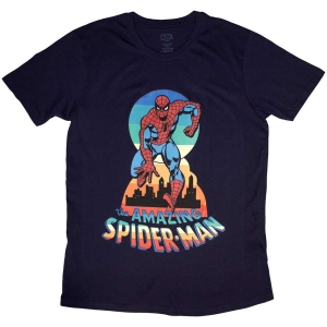 Marvel - Spider-Man Keyhole Navy T-Shirt in der Gruppe MERCHANDISE / T-shirt / Film-Musikal bei Bengans Skivbutik AB (5562862r)